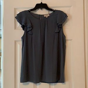 LOFT flutter sleeve blouse